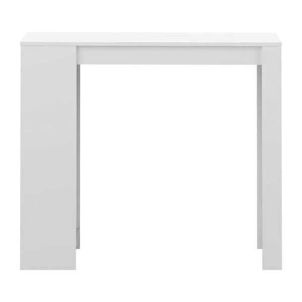 Bílý barový stůl s bílou deskou TemaHome Aravis-image-1
