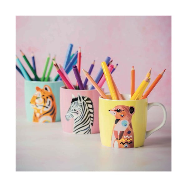 Modrý porcelánový hrnek Maxwell & Williams Pete Cromer Tiger, 375 ml-image-3