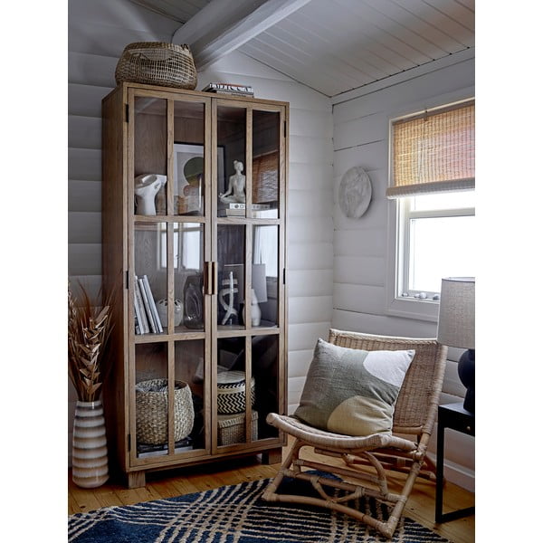 Bílá kameninová váza Bloomingville Elora, výška 18 cm-image-4