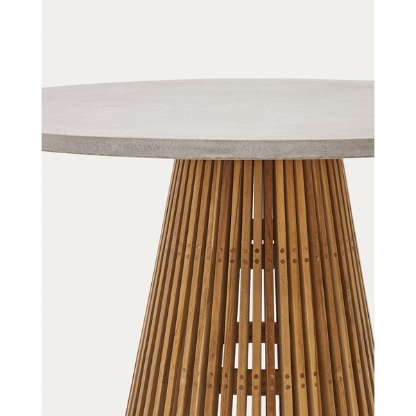 Kulatý zahradní jídelní stůl ø 120 cm Alcaufar – Kave Home-image-2