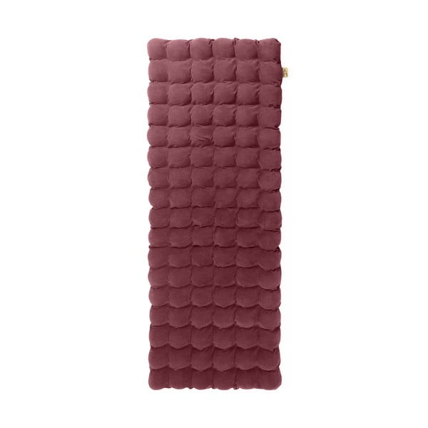 Červeno-fialová relaxační masážní matrace Linda Vrňáková Bubbles, 65 x 200 cm