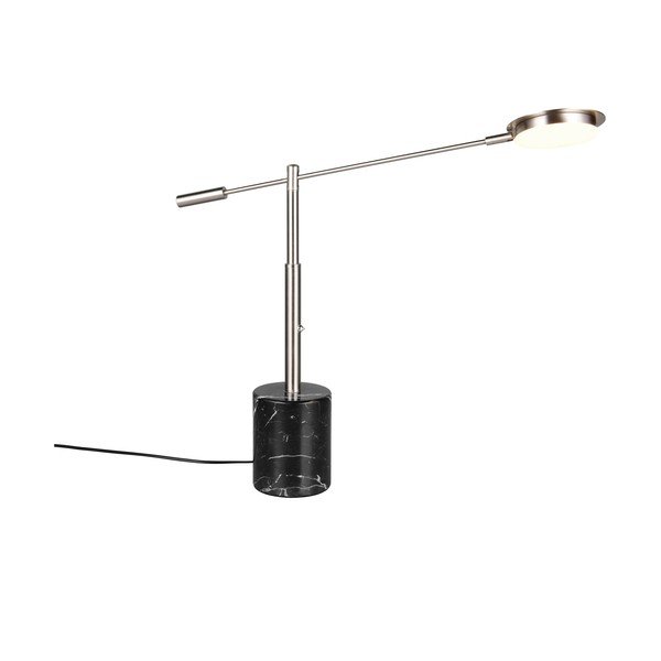 Černá/ve stříbrné barvě LED stolní lampa (výška 65 cm) Fiore – Trio Select-image-4