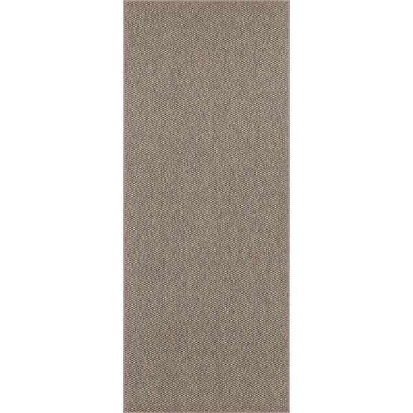 Hnědý koberec běhoun 250x80 cm Bono™ - Narma