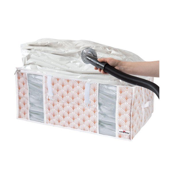 Růžový vakuový úložný box na oblečení Compactor Signature Blush 3D Vacuum Bag, 210 l-image-1