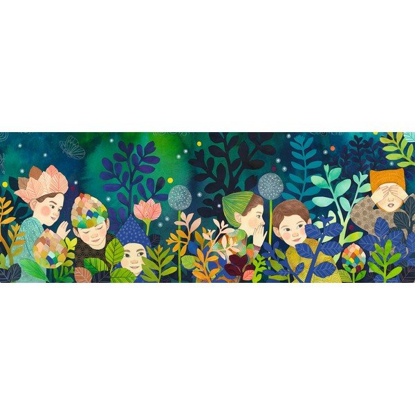 Dětské puzzle Djeco Skřítci, 100 dílků