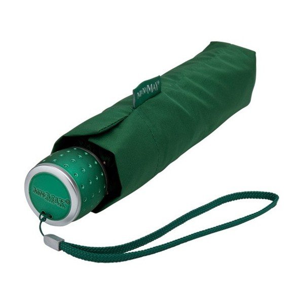 Větruodolný zelený skládací deštník Ambiance Mini-Max, ⌀ 100 cm-image-2