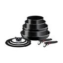 Hliníková sada nádobí 10 ks INGENIO EASY COOK & CLEAN BLAC L1549042 – Tefal