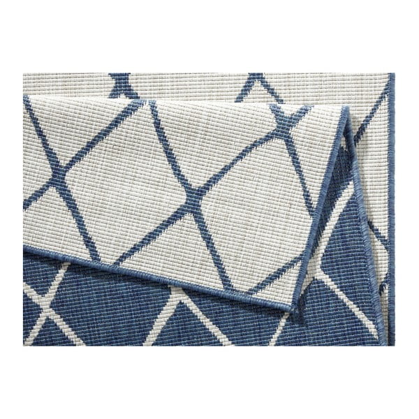 Modro-krémový venkovní koberec NORTHRUGS Malaga, 120 x 170 cm-image-4