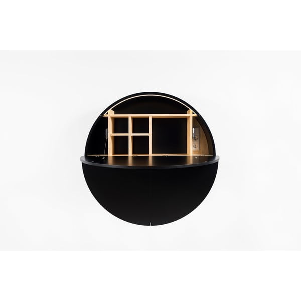 Černý multifunkční nástěnný stůl EMKO Pill-image-2