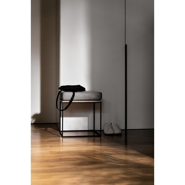 Černá čalouněná stolička Feo – noo.ma-image-1