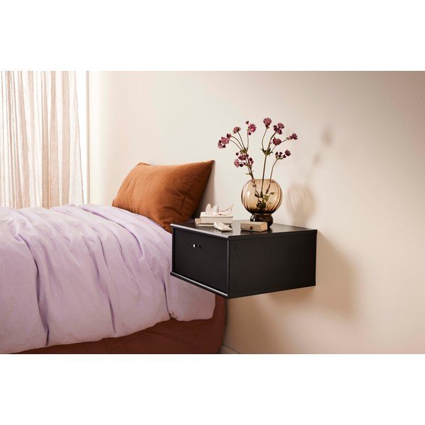 Černý noční stolek závěsný Mistral - Hammel Furniture-image-1