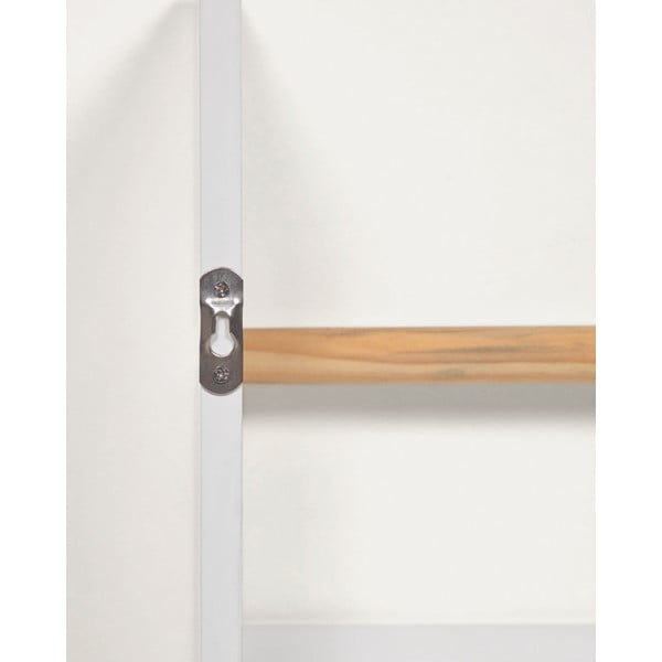 Bílá patrová dětská police 50 cm Gopi – Kave Home-image-4