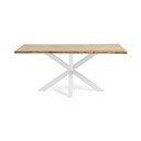 Jídelní stůl s deskou v dubovém dekoru 90x160 cm Argo – Kave Home