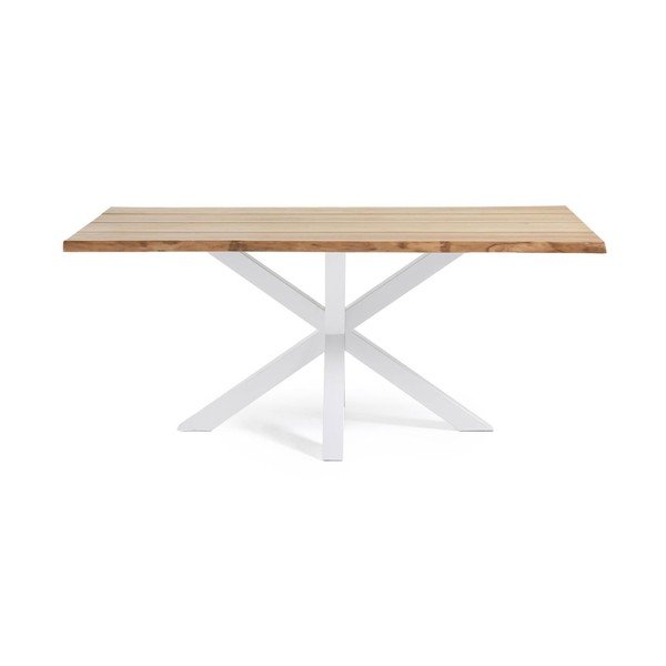 Jídelní stůl s deskou v dubovém dekoru 90x160 cm Argo – Kave Home