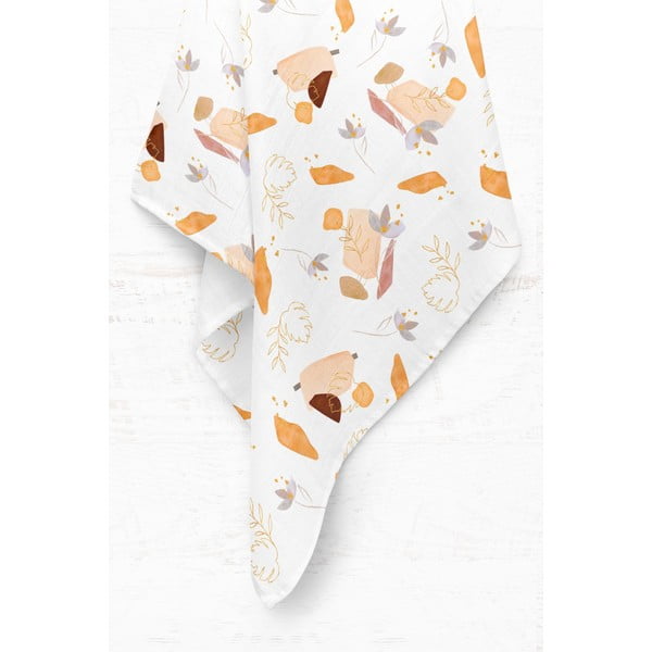 Bílá mušelínová dětská deka 75x100 cm Boho – Mijolnir-image-2