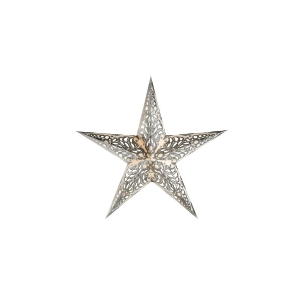 Dekorativní hvězda Geeta Silver, 60 cm