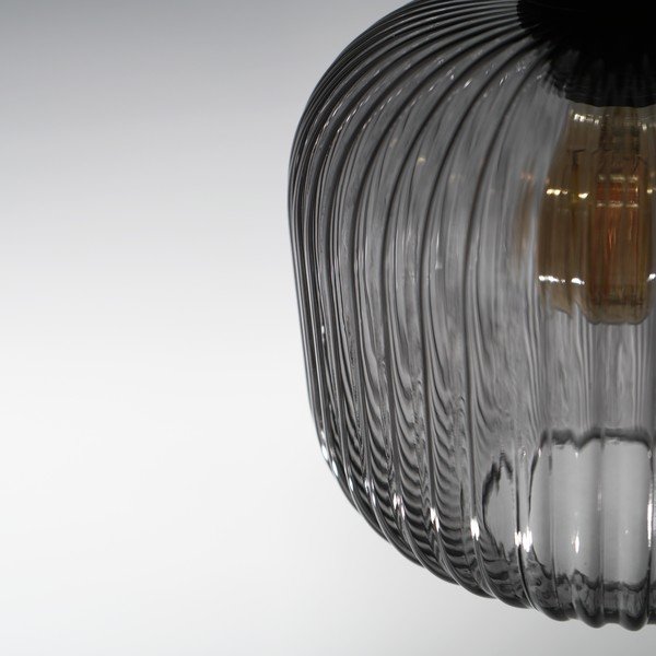 Černé závěsné svítidlo SULION Garbo, výška 127,5 cm-image-1