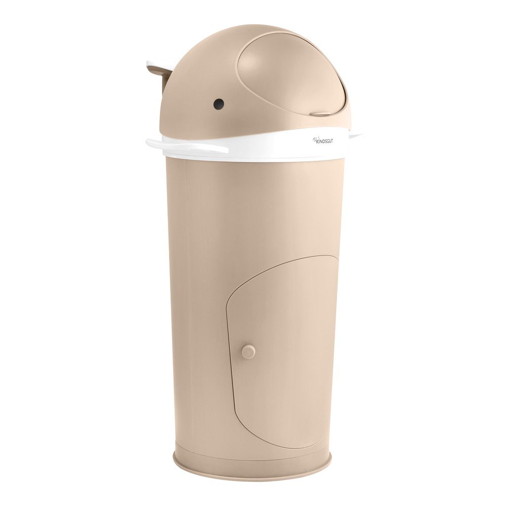 Béžový plastový odpadkový koš na pleny 25 l Whale – Kindsgut