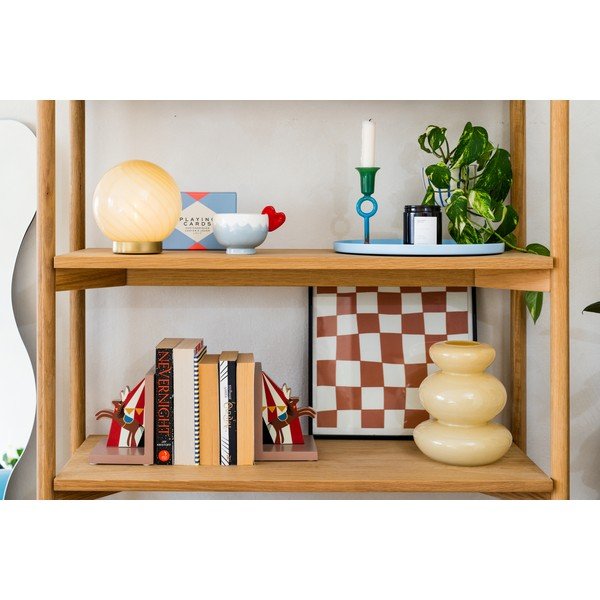 Světle žlutá stolní lampa se skleněným stínidlem (výška 17 cm) Summer Globe – Leitmotiv-image-1