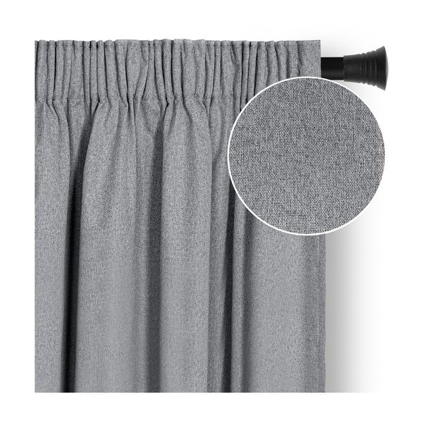 Šedý zatemňovací závěs 140x250 cm Corita – Restilo