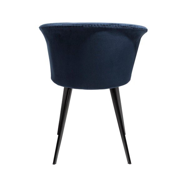Tmavě modré křeslo DAN–FORM Denmark Merge Velvet-image-4