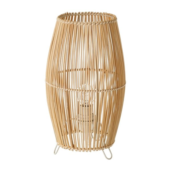 Bambusová stolní lampa v přírodní barvě s bambusovým stínidlem (výška 29 cm) Natural Way – Casa Selección