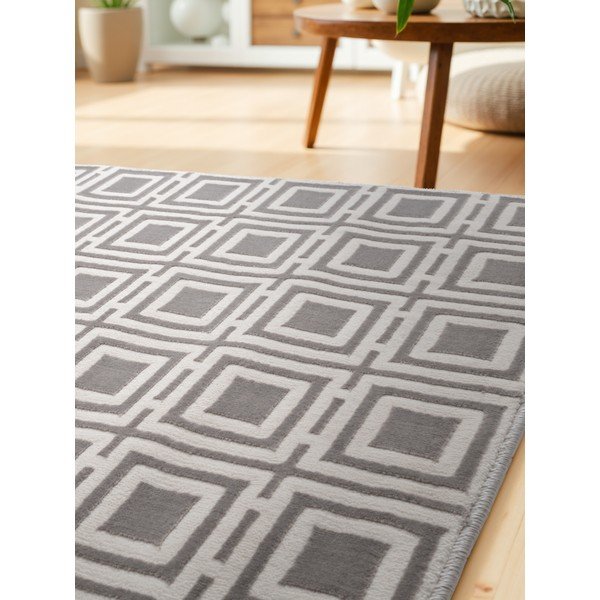 Šedo-krémový běhoun 80x240 cm Perles Howlite – Elle Decoration-image-3