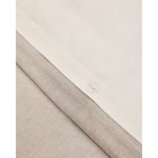 Béžové prodloužené povlečení na dvoulůžko z bavlněného perkálu 240x220 cm Sotela – Kave Home