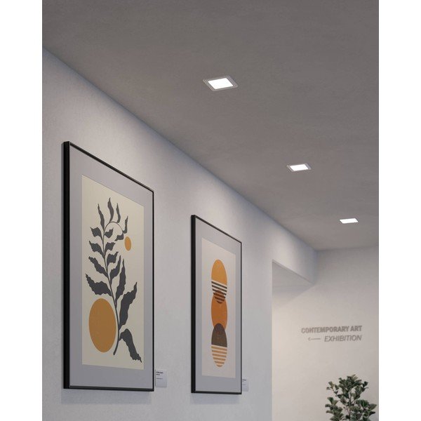 Bílé LED podhledové stropní svítidlo 12x12 cm FUEVA 5 – EGLO-image-1