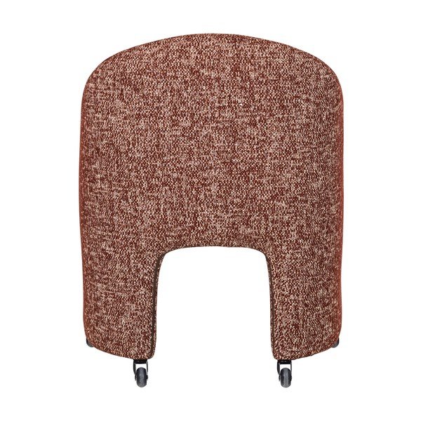 Čalouněná kancelářská židle v terakotové barvě Cordo – WOOOD-image-4