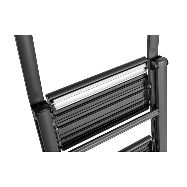 Černé schůdky Wenko Compact, výška 114,5 cm-image-3