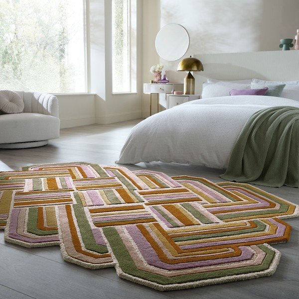 Ručně tkaný vlněný koberec 160x230 cm Lattice Shaped  – Flair Rugs-image-1