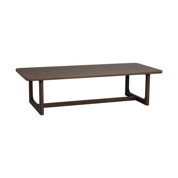 Konferenční stolek s deskou v dubovém dekoru v tmavě přírodní barvě 70x160 cm Driscoll – Rowico