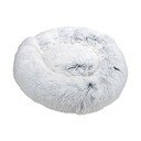 Bílý pelíšek pro psa ø 95 cm Fluffy Heather – Love Story