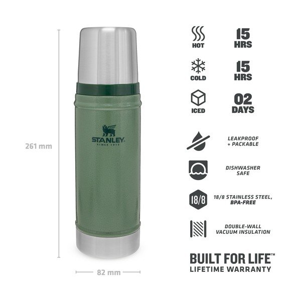 Zelená termoska s hrníčkem  470 ml – Stanley-image-4