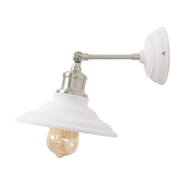 Bílé nástěnné svítidlo ø 21 cm Loret – GTV