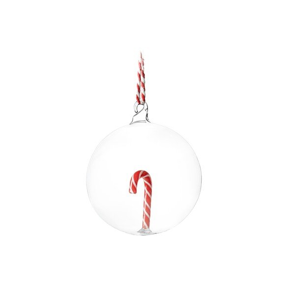 Skleněná vánoční ozdoba 8 cm Candy Cane – Sass & Belle