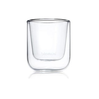 Sada 2 dvojitých šálků na espresso Blomus Nero, 80 ml