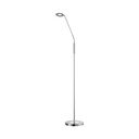 LED stmívatelná stojací lampa ve stříbrné barvě (výška 150 cm) Dent – Fischer & Honsel