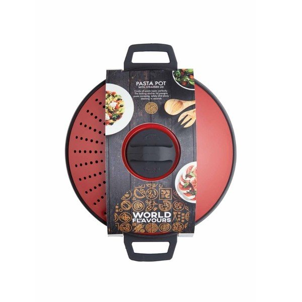 Hrnec s pokličkou na slévání těstovin Kitchen Craft World Of Flavours, 4 l-image-1
