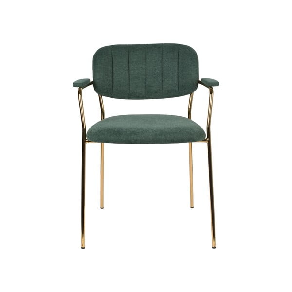 Tmavě zelené jídelní židle v sadě 2 ks Jolien – White Label-image-2