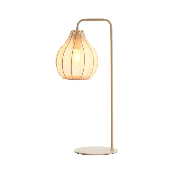 Béžová stolní lampa s textilním stínidlem (výška 60,5 cm) Elati – Light & Living-image-1