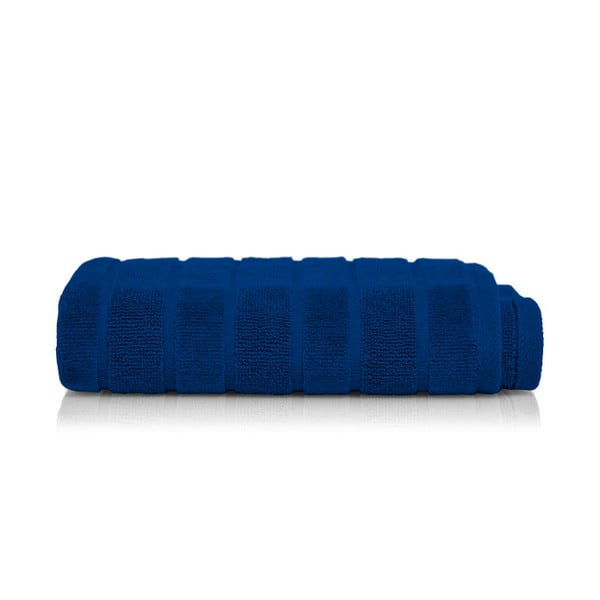 Tmavě modrý bavlněný ručník Maison Carezza Siena, 50 x 70 cm
