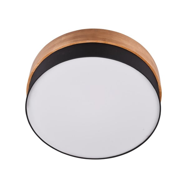 Stropní svítidlo v bílo-přírodní barvě s textilním stínidlem Seasons – Trio-image-2