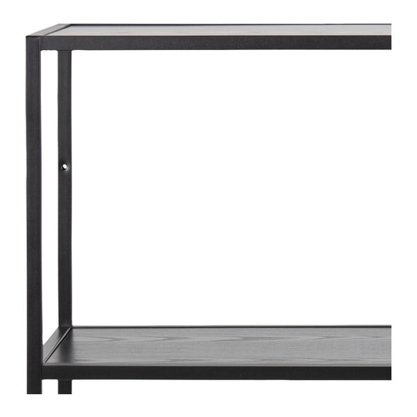 Černý regál 77x114 cm Seaford - Actona-image-3