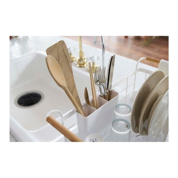 Odkapávač s detailem z bukového dřeva YAMAZAKI Tosca-image-2