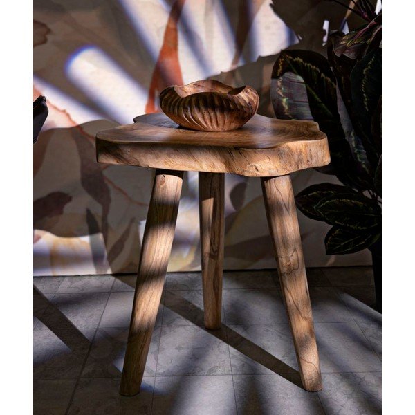 Stolička z teakového dřeva v přírodní barvě Budut – Mauro Ferretti-image-1