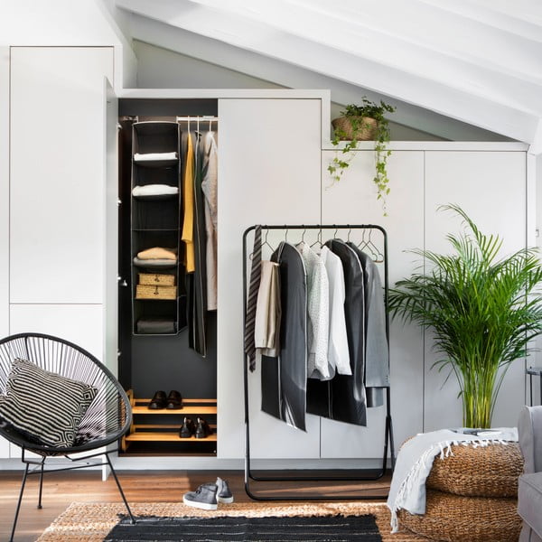 Černý závěsný organizér se 6 přihrádkami Compactor Garment So-image-1