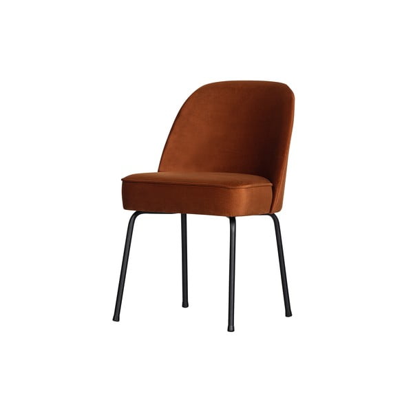 Sametové jídelní židle v sadě 2 ks v cihlové barvě Vogue – WOOOD-image-3