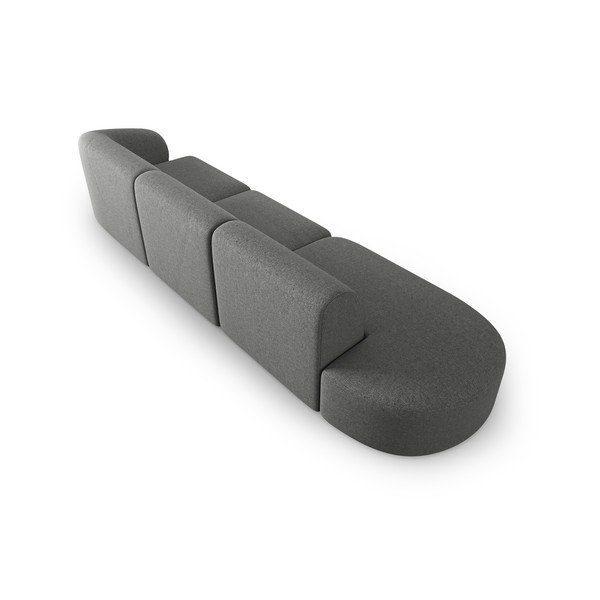 Tmavě šedá pohovka 302 cm Shane – Micadoni Home-image-2